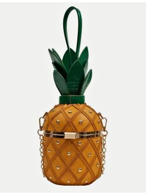 Ananas Şeklinde Tasarım Çanta