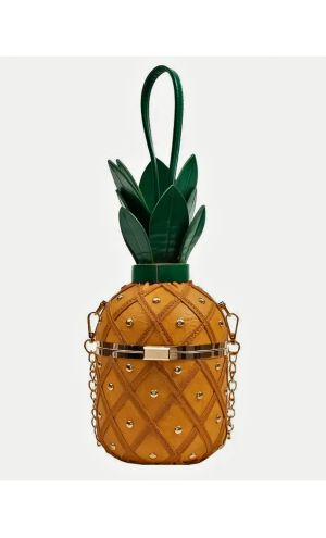 Ananas Şeklinde Tasarım Çanta