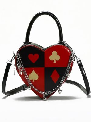 Kalp Şeklinde Poker Çanta