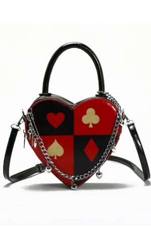 Kalp Şeklinde Poker Çanta