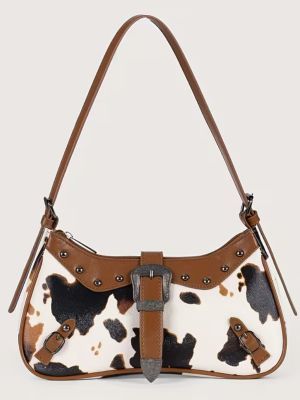 İnek Desenli Kovboy Çanta