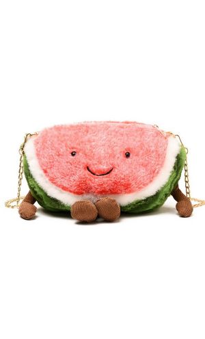 Peluş Karpuz Çanta